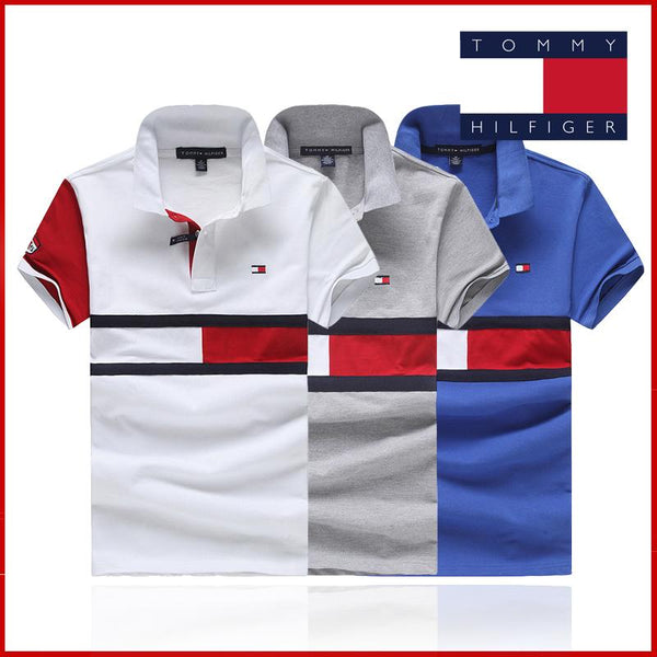 Man Polo Shirt Brand Mens Casual Deer Embroidery  Polo shirt Men Short Sleeve High Quantity Polo Men